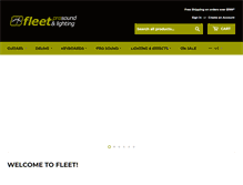 Tablet Screenshot of fleetsound.com